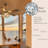 Kamori 52" Crystal Ceiling Fan w Wood Blades and 3 Lights, Crystal Light Shade, Quiet DC Motor w/ Remote
