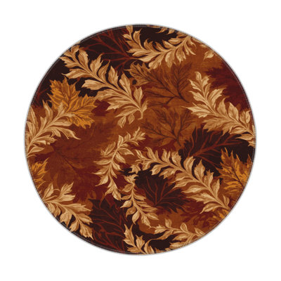 Tapis d'intérieur et d'extérieur brun Nature