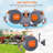 Garden Hose Reel, 1/2 In X 100 Ft Wall Mounted Retractable Water Hose Reel With 9 Function Sprayer Nozzle, Any Length Lock, 180° Swivel Bracket, Automatic Rewind And Slow Return System