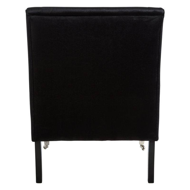Mascolo Upholstered Armchair, Black