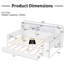 Lit de jour blanc antique avec espace de rangement, lit gigogne simple, lit bureau double avec tablettes en bois-1972853221-1972853223