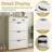 Entryway Hallway Narrow Shoe Cabinet 3 Flip Drawers 2 Top Drawers-1276533818