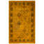 Overdyed Hand-Knotted Wool Modern-Contemporary Gold Area Rug 4' 7" x 7' 6"
