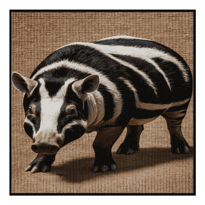 Tapis lavable Tapir