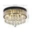 Plafonnier encastré en cristal 6 lumières Dameion