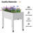 Raised Garden Bed - Outdoor Elevated Planter With Weatherproof Resin, Effective Drainage & 4 Swivel Wheels-227317726