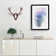 View of a Mountain Range - Picture Frame Painting Print