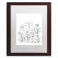 « simple fleur doodle », impression sur toile encadrée-19607714-19607715-70789171