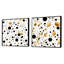 Ciarrai - Ensemble de 2 collages de formes carrées abstraites-101855846-101855849