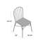 Chaise de patio empilable emmalin-33136738
