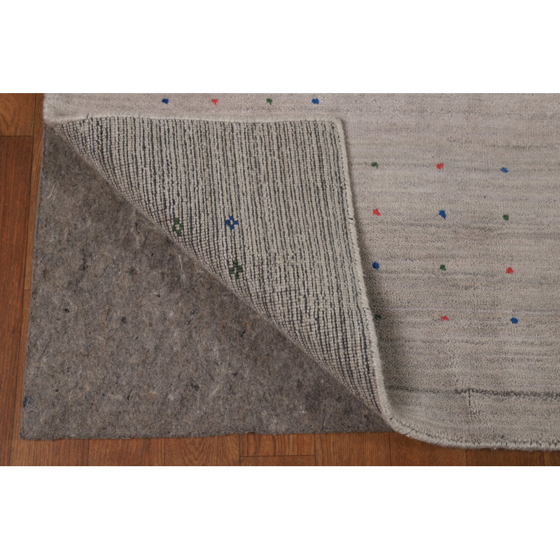 Tapis tribal gris Gabbeh 12