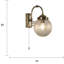 Aitken Mild Steel Armed Sconce-99061922