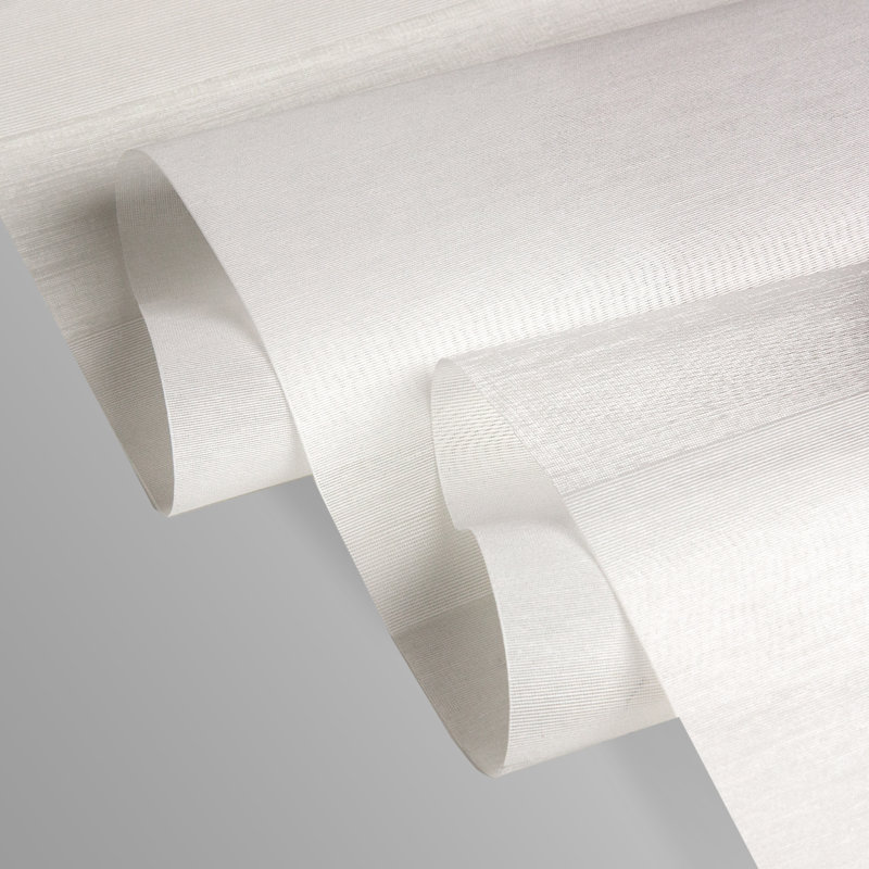 Macadamia 8-Panel Double Rail White Panel Track Extendable 130"-175"W, Panel width 23.5", 175"W x 116"L