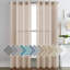 Paire de rideaux semi-transparents avec œillets Hywell-1268837088-1268837112