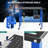 35'' H X 36'' W X 18'' D Welding Table, Adjustable Height Workbench with Shelf