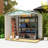 7 ft. W x 4 ft. D Stainless Steel Tool Shed-98202131-98202127
