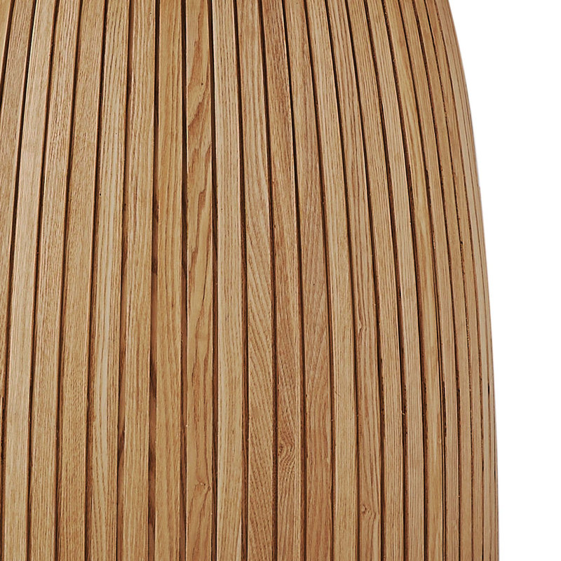 47.24 Inch Oak Tone Round Wood Kitchen Dining Table, Household Leisure Coffee Table