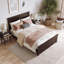 Lit plateforme en bois massif francoise avec pied de lit assorti Francoise-1111206085-1111206087