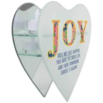 Photophore en verre de 8 po avec bougie inclus