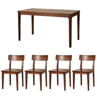 Simple And Durable Black Walnut Solid Wood Table