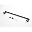 Porte-serviettes 9 en acier inoxydable. Support mural mat noir, style moderne, égratignure et facile à installer - acier 9 pièces. Accessoire, installation-102366512