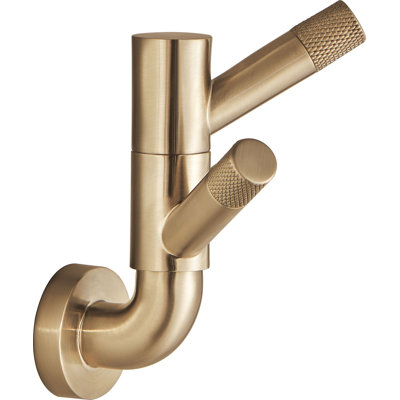 Litze® Rotating Double Robe Hook With Knurling