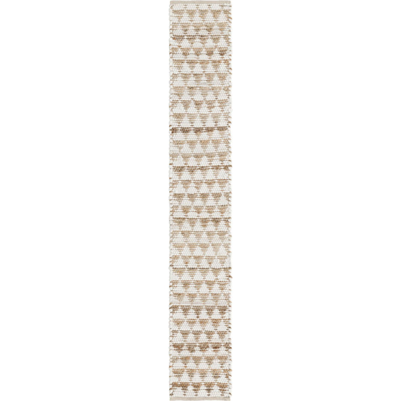 Flatweave Geometric Indoor Rug, Runner 1'2" x 8'