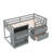 Okane Kids Twin Loft Bed with Drawers-355793328