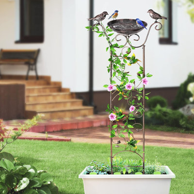 Mckenna Metal Birdbath