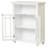 Freestanding Two-Door Floor Accent Cabinet with Open Shelf-944051270
