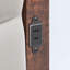 Bed with Upholstered Headboard: Charging, LED, Wood Slats, Beige Linen-458379793