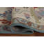 Tapis oriental floral Oushak bleu clair clair 10 x 14