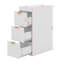 Armoire murale murale flottante avec ligne décorative, armoire latérale de 12 pouces avec tiroirs-120677790