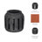 Trent Austin Design 8" Round Terracotta Lantern Hurricane With Open Slats, Black
