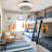 16 In.Smoky Gray Flush Mount Ceiling Fan With Dimmable LED Light  And Remote