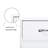 Three Doors Side Table-White