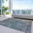 Machine Washable Indoor/Outdoor Claudian ACN1237 Fern Rug-103708890