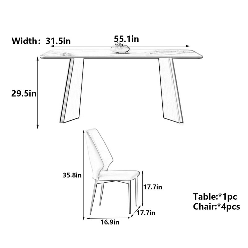 Amundsen, 29.5"H x 55.1"L x 31.5"W