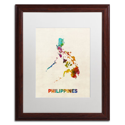 " Philippines Map " by Michael Tompsett