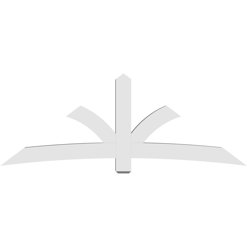 Support pour pignon Davenport, H 36 po x l 96 po (pas: 9/12), P 6 po x F 6 po, PVC