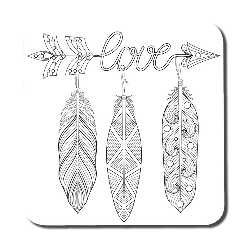 Square 6 Piece Coaster Set