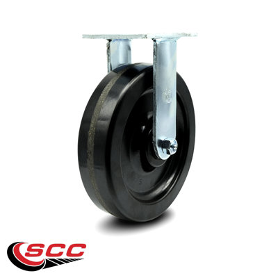 8 Inch Phenolic Wheel Rigid Caster with Ball Bearing Service Caster Brand