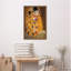 Le baiser (Le Baiser / Il Baccio), 1907 par Gustav Klimt - impression encadrée sur papier-548978395-549016349