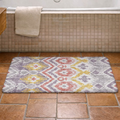 Premium Machine Washable Dream Shag ADS108 Geometric Rug