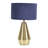 Jax Metal Dimmable Touch Table Lamp with Velvet Drum Shade with LED Bulb-36579863-36579861