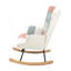 Chaise berçante décorative, fauteuil berçant Mid Century
