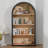 4-Shelf Arched Bookshelf