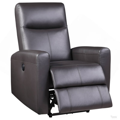 Power Recliner With Square Armrest