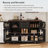 Rolling Kitchen Island with Drop Leaf,Power Outlet,and Ample Storage on Wheels for Modern Kitchens and Dining Rooms-1902507109