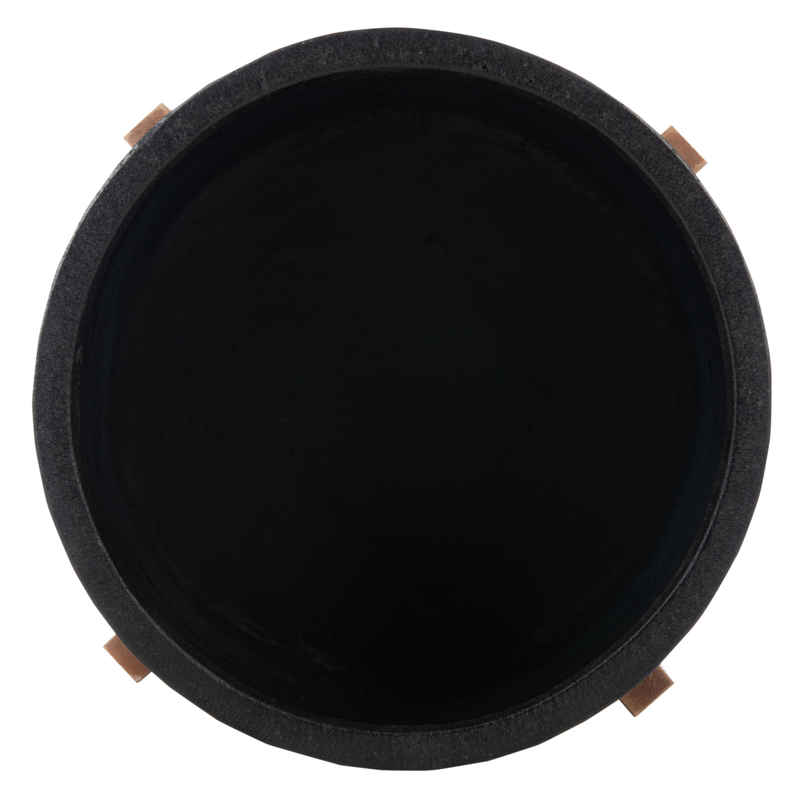 Tabitha Pot Planter, Black, 19" H X 17.1" W X 17.1" D